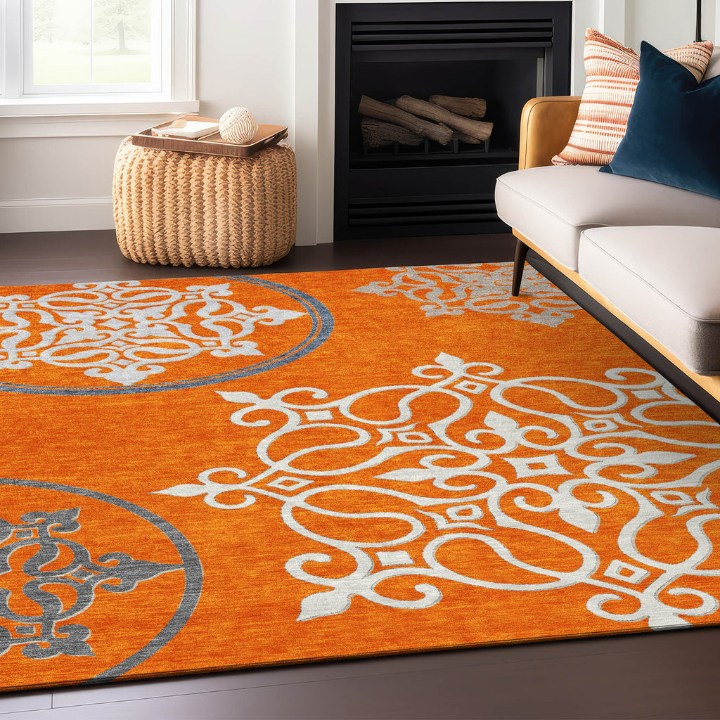 addison chantille acn874 orange rug