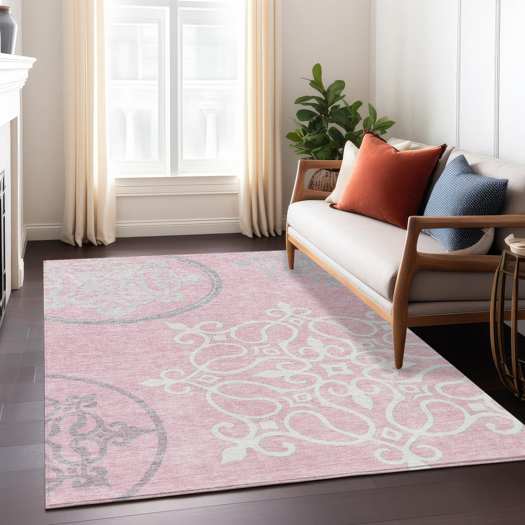 addison chantille acn874 pink rug