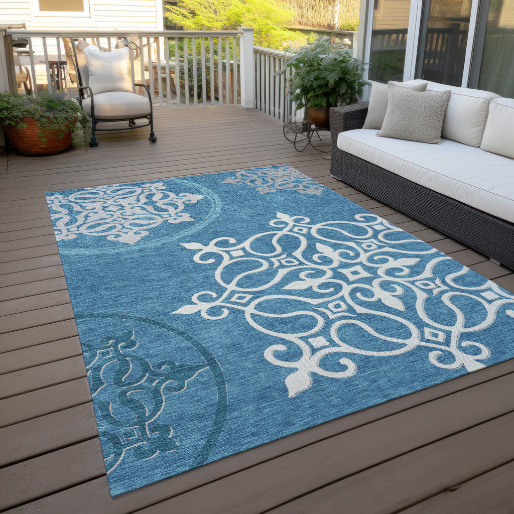 addison chantille acn874 teal rug
