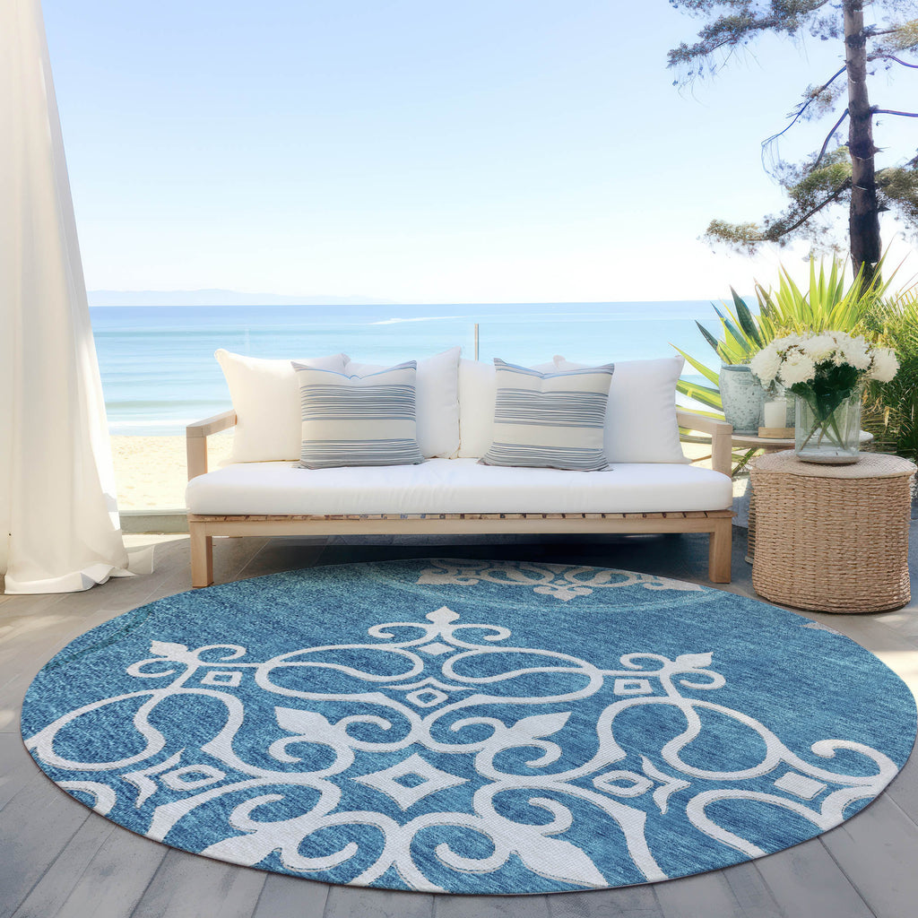 addison chantille acn874 teal rug