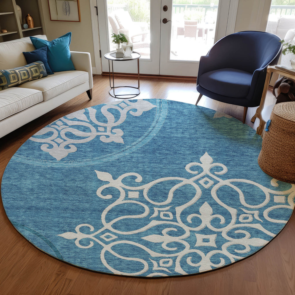 addison chantille acn874 teal rug