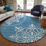 addison chantille acn874 teal rug