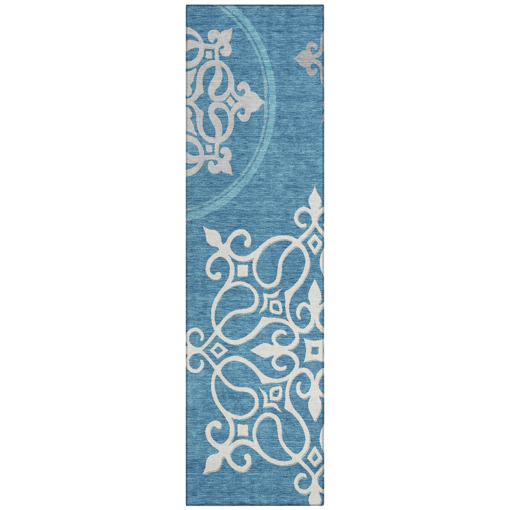 addison chantille acn874 teal rug