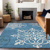 addison chantille acn874 teal rug