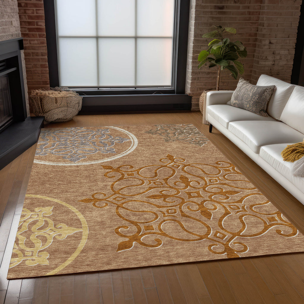 addison chantille acn874 terracotta rug