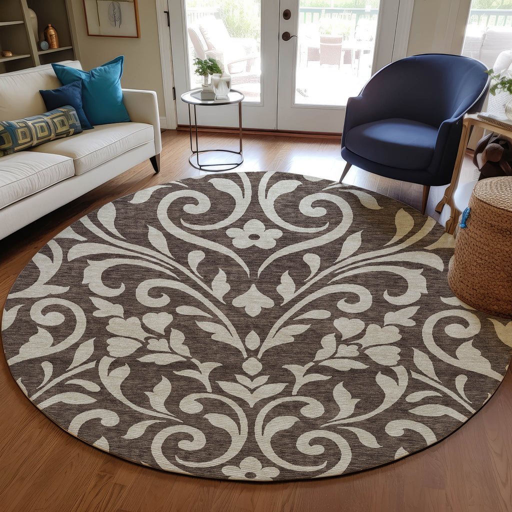 addison chantille acn875 chocolate rug