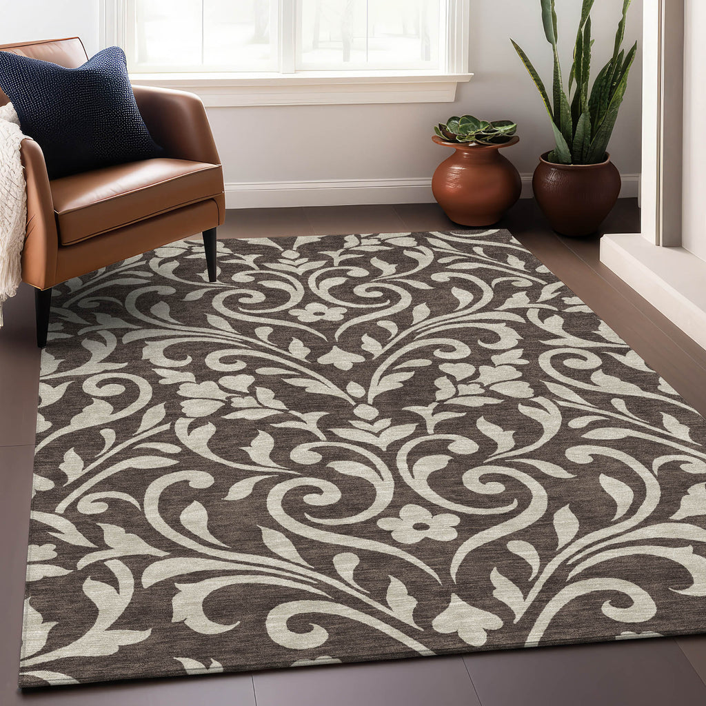 addison chantille acn875 chocolate rug