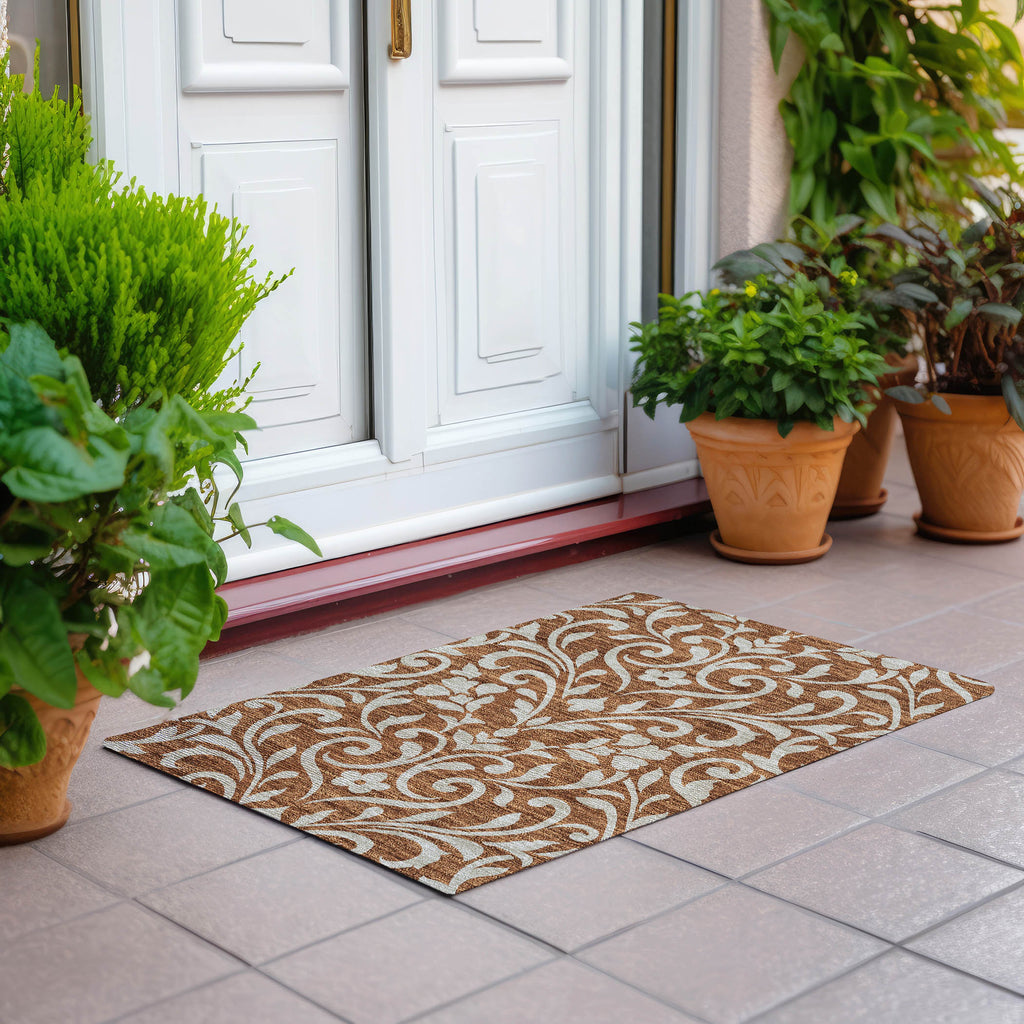 addison chantille acn875 paprika rug