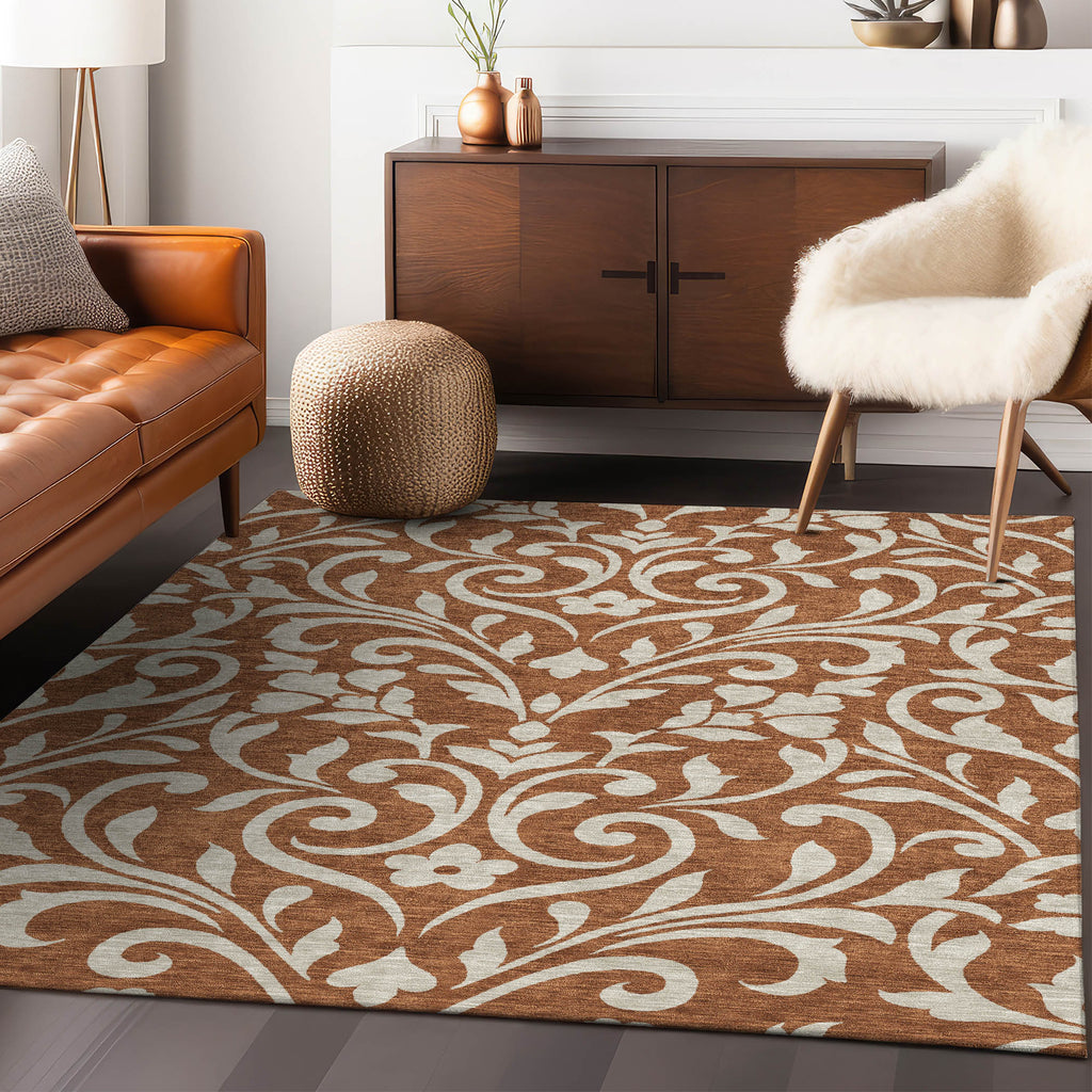 addison chantille acn875 paprika rug