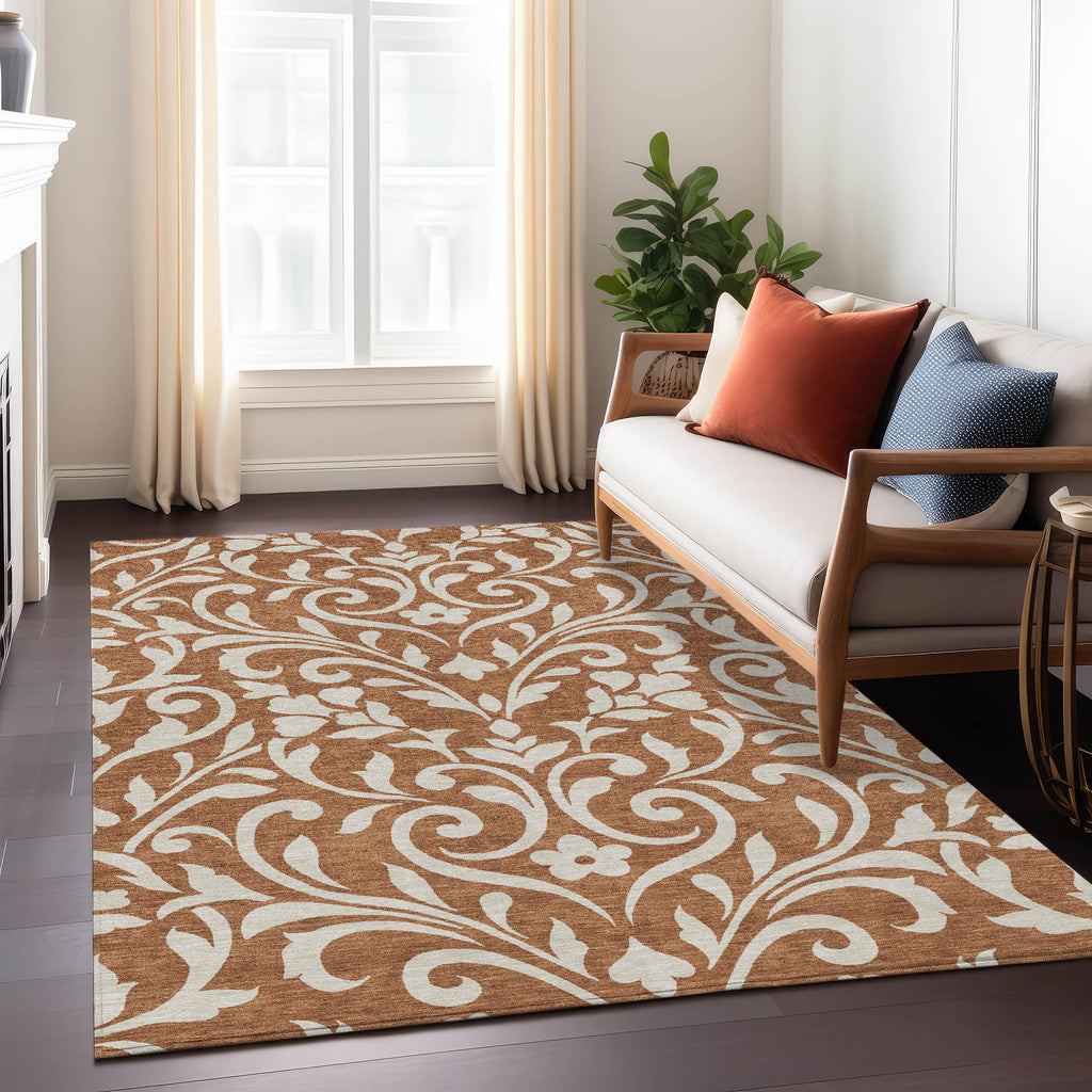 addison chantille acn875 paprika rug