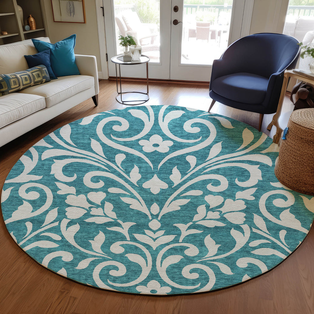 addison chantille acn875 teal rug