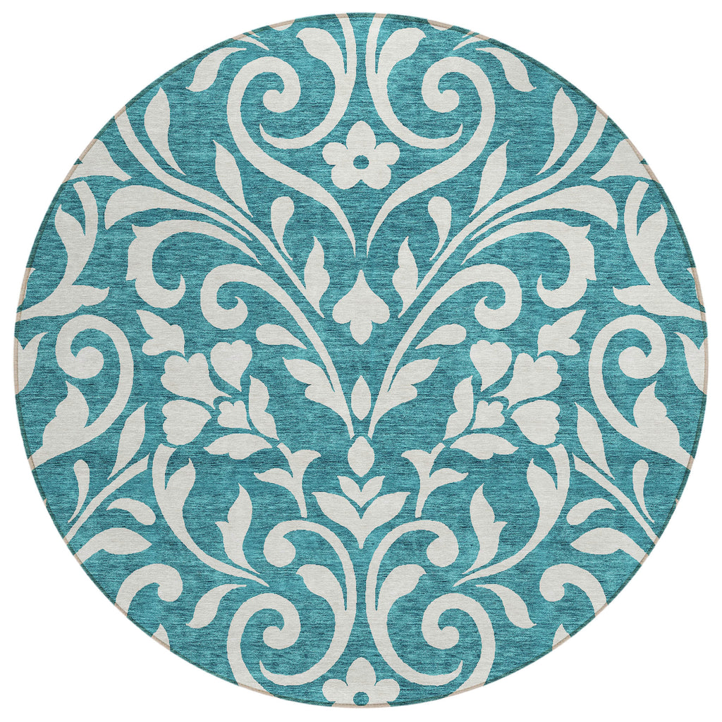 addison chantille acn875 teal rug