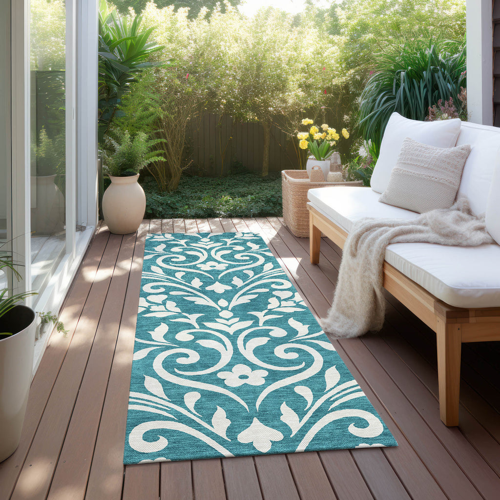 addison chantille acn875 teal rug