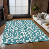 addison chantille acn875 teal rug