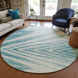 addison chantille acn876 teal rug