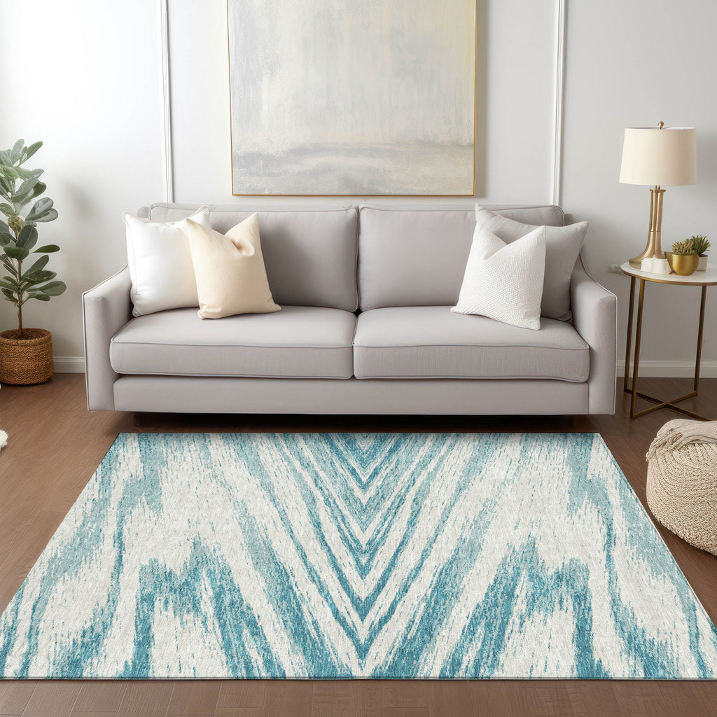 addison chantille acn876 teal rug