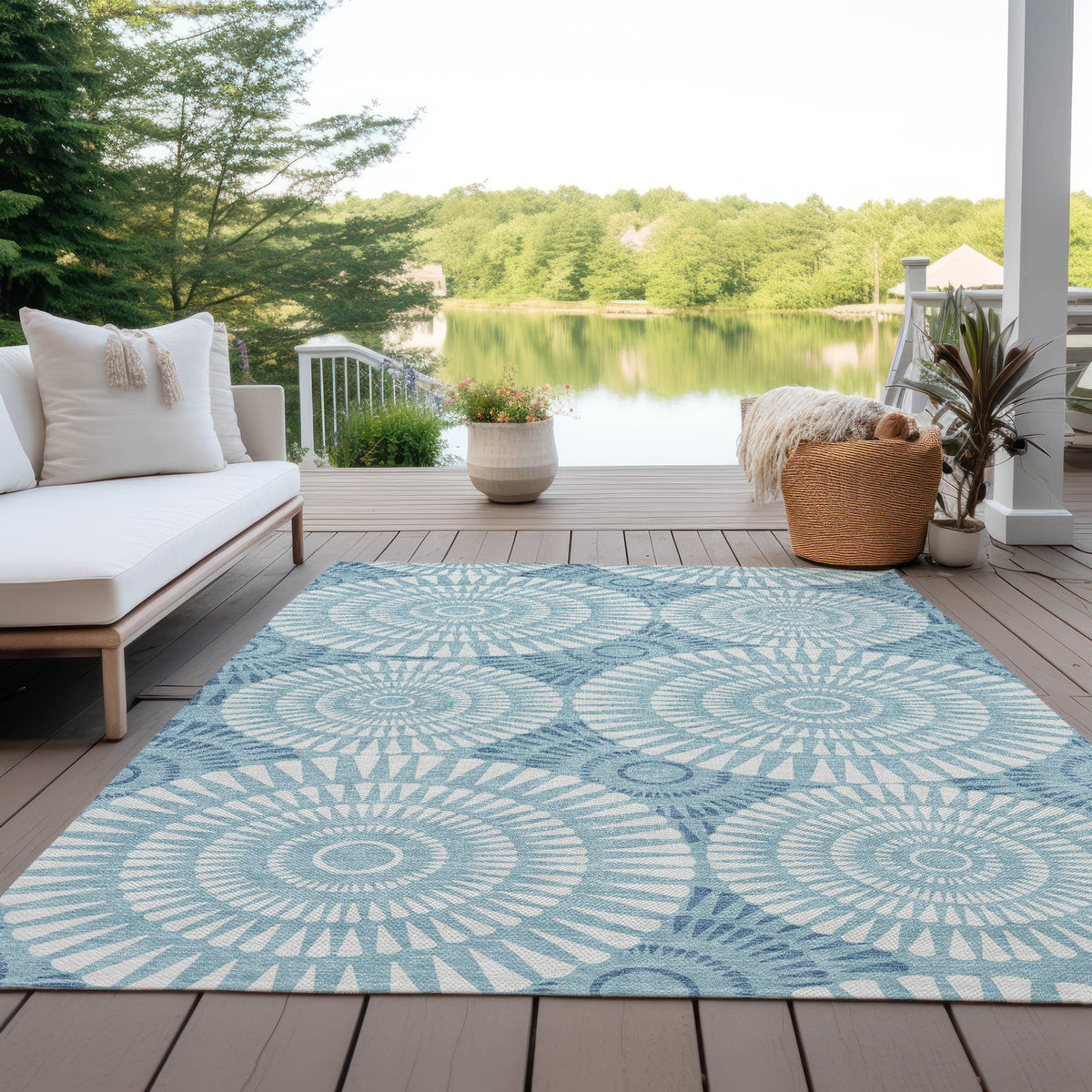addison chantille acn877 teal rug