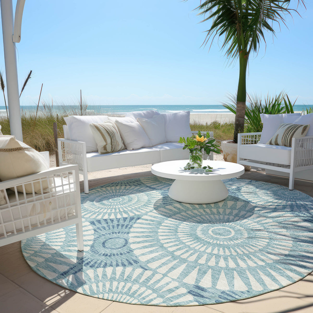 addison chantille acn877 teal rug