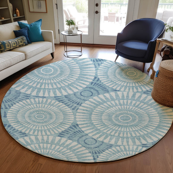 addison chantille acn877 teal rug