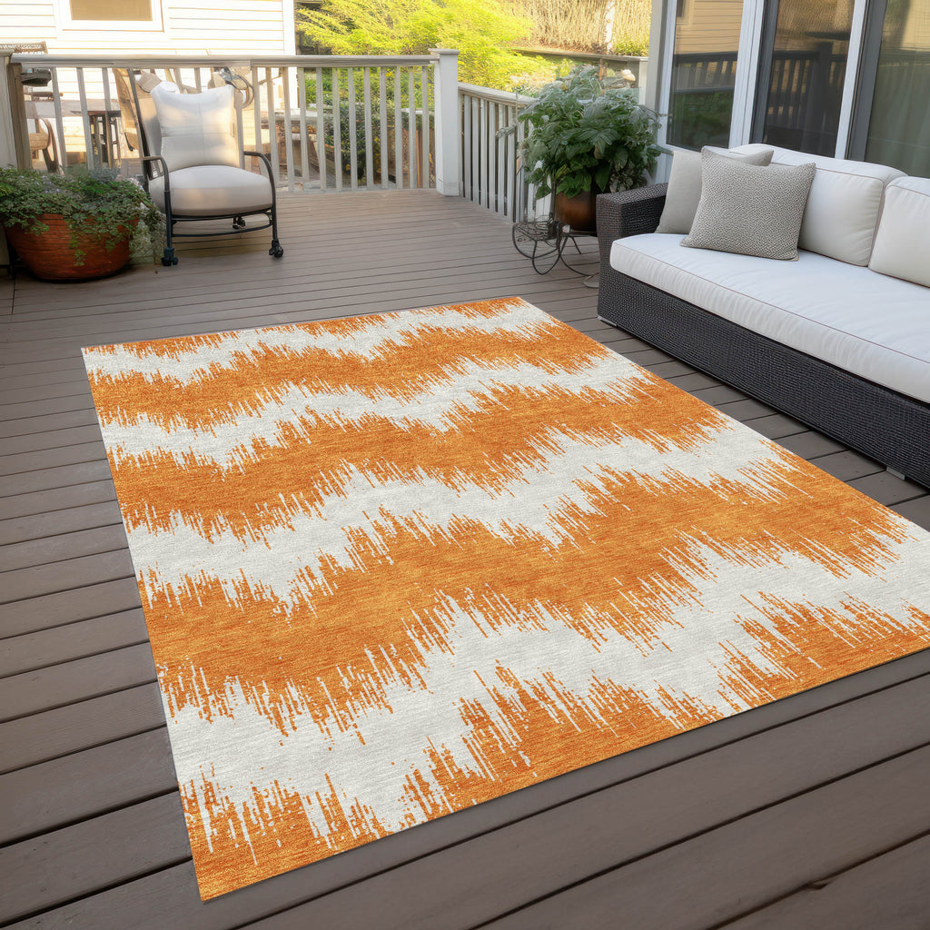 addison chantille acn880 orange rug