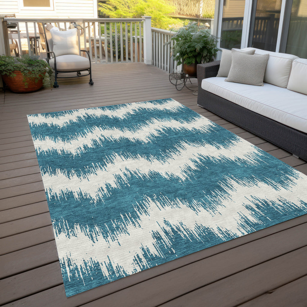 addison chantille acn880 teal rug