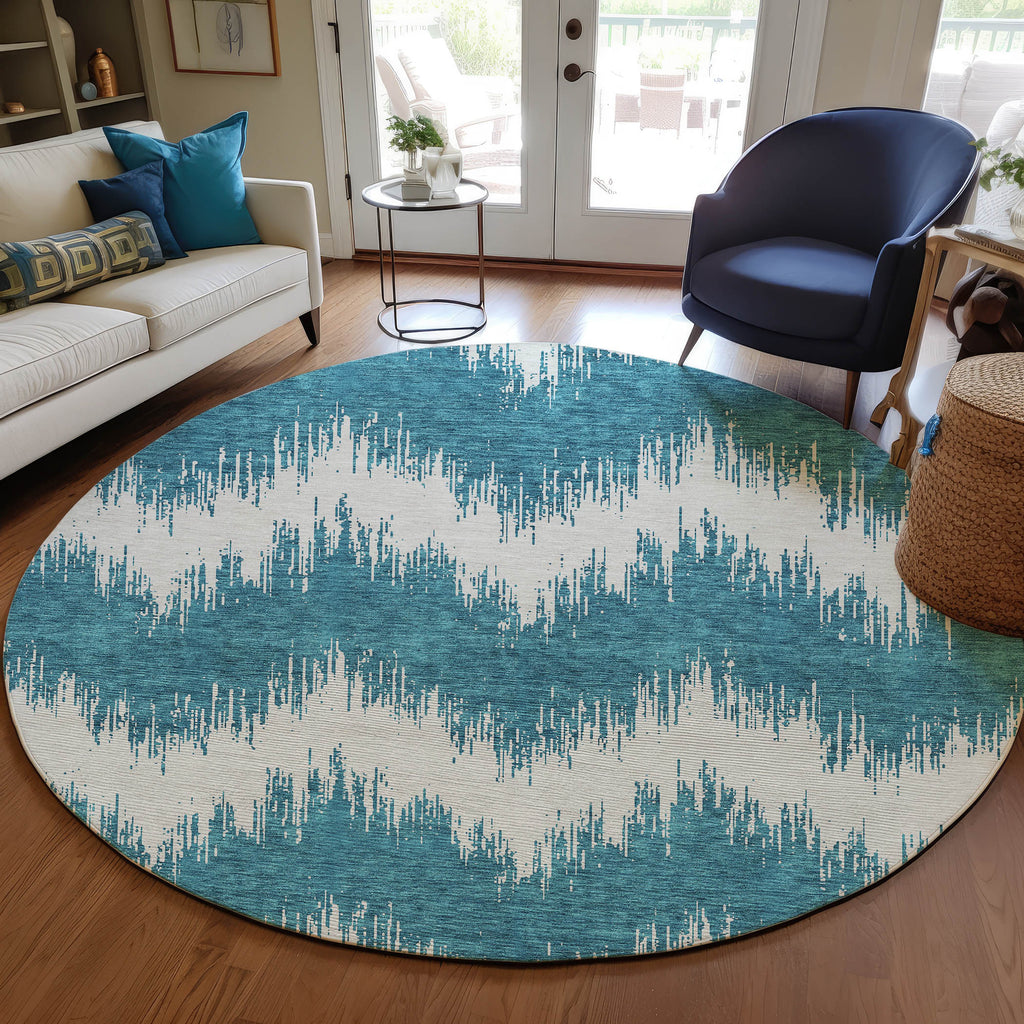 addison chantille acn880 teal rug
