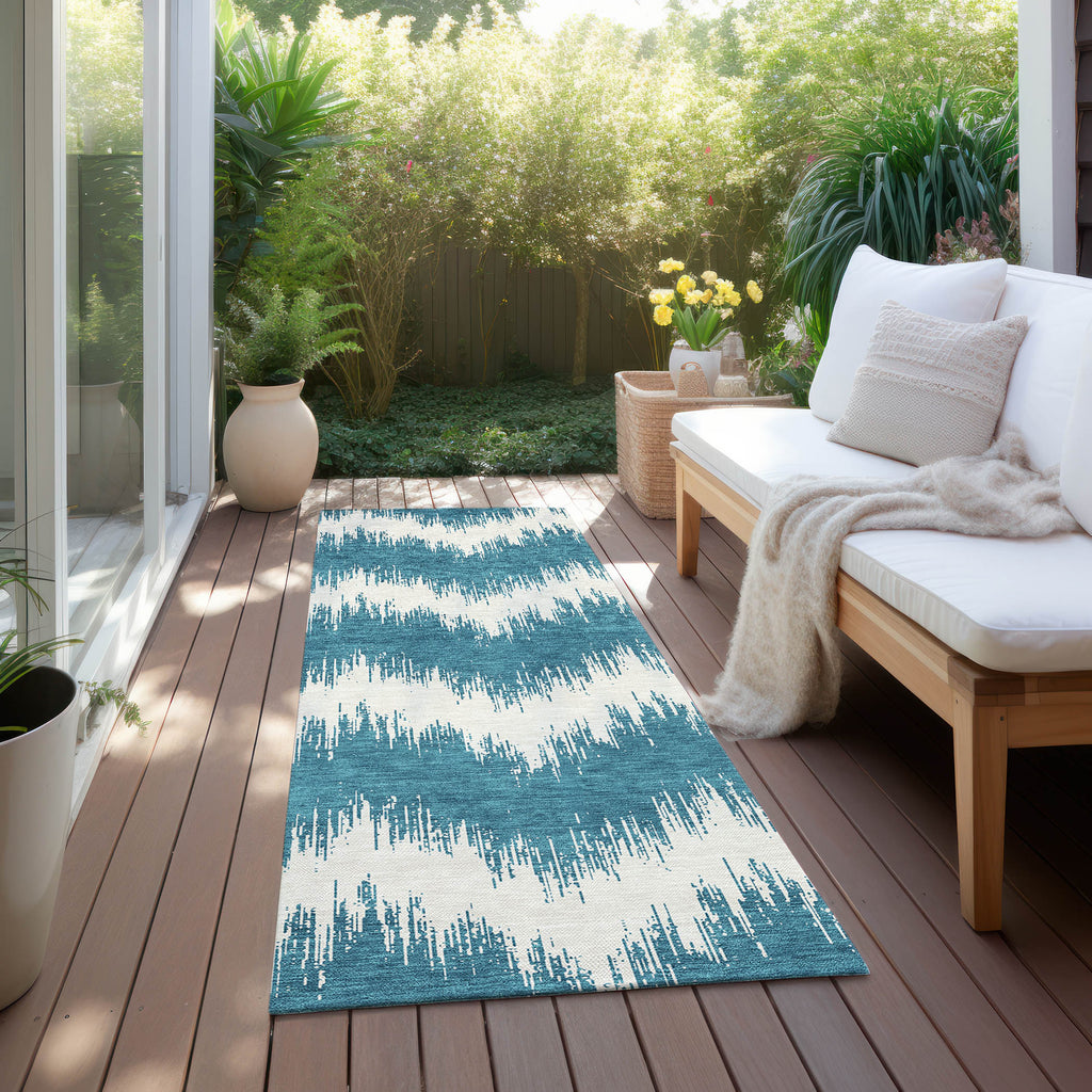 addison chantille acn880 teal rug