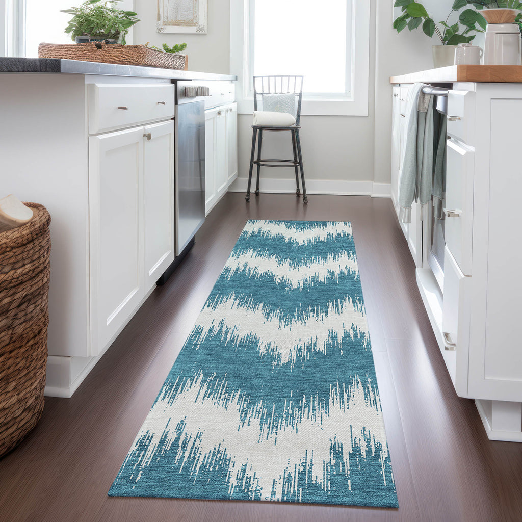 addison chantille acn880 teal rug