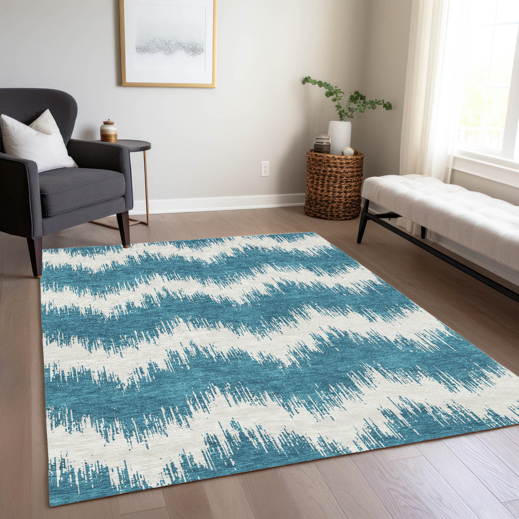 addison chantille acn880 teal rug