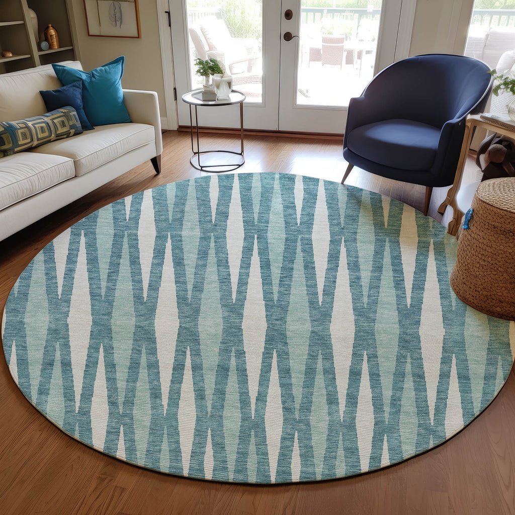 addison chantille acn881 teal rug