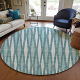 addison chantille acn881 teal rug