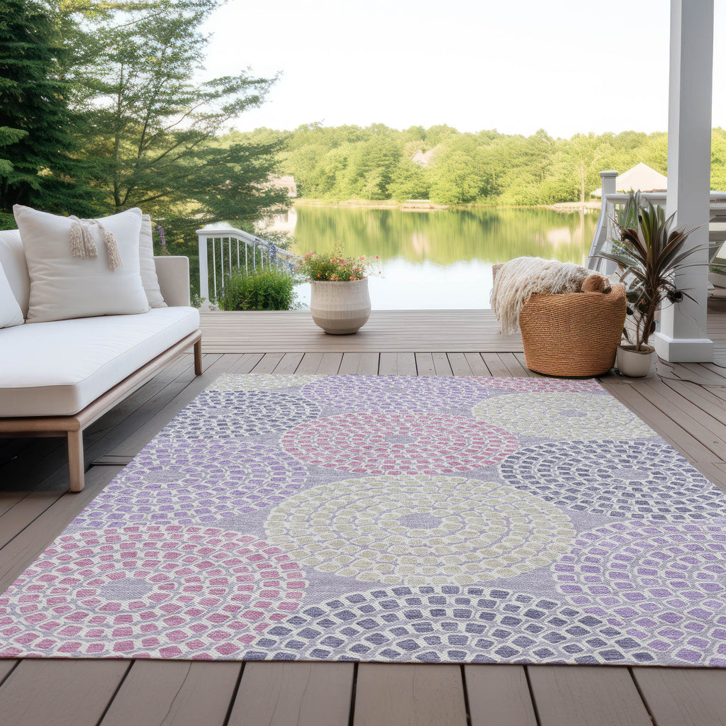 addison chantille acn882 lavender rug