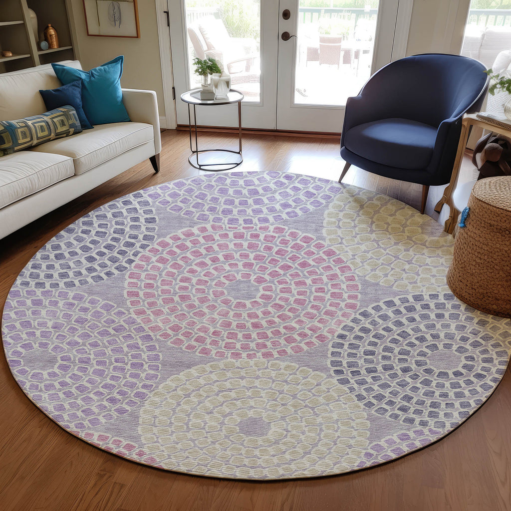 addison chantille acn882 lavender rug