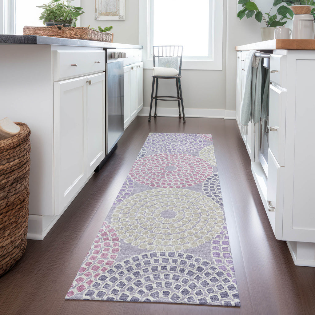 addison chantille acn882 lavender rug