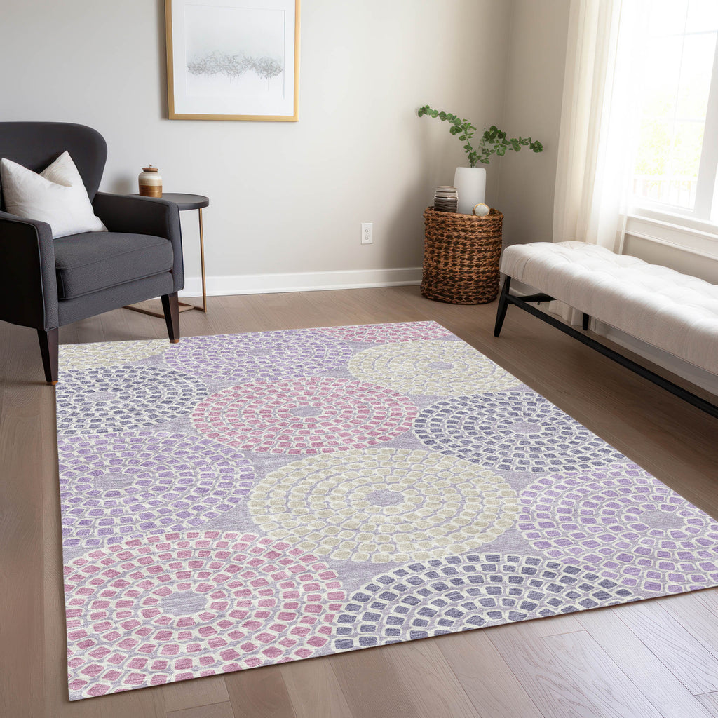 addison chantille acn882 lavender rug