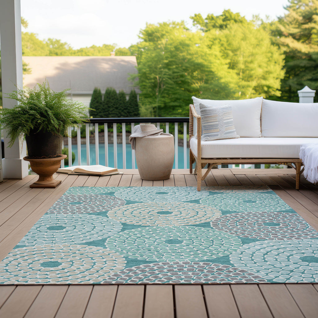 addison chantille acn882 teal rug