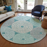 addison chantille acn882 teal rug