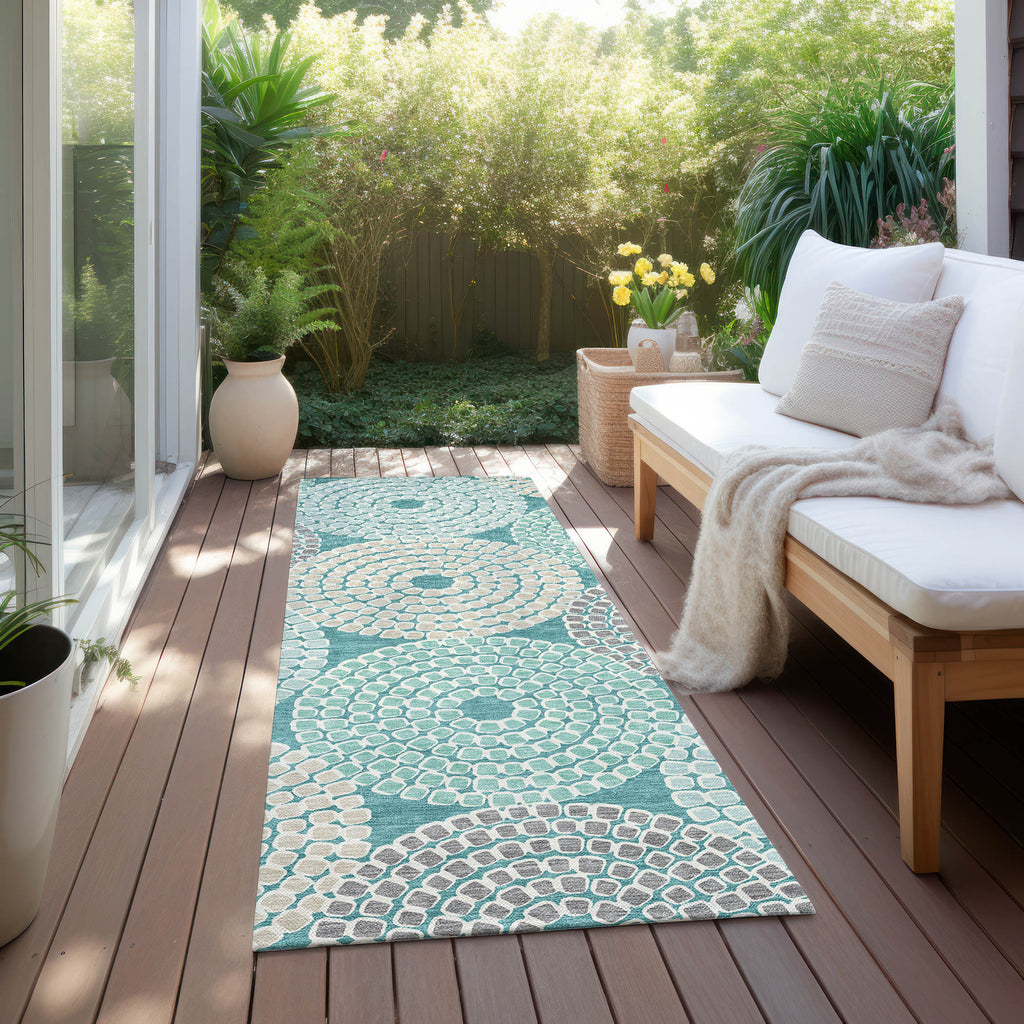 addison chantille acn882 teal rug
