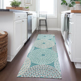 addison chantille acn882 teal rug
