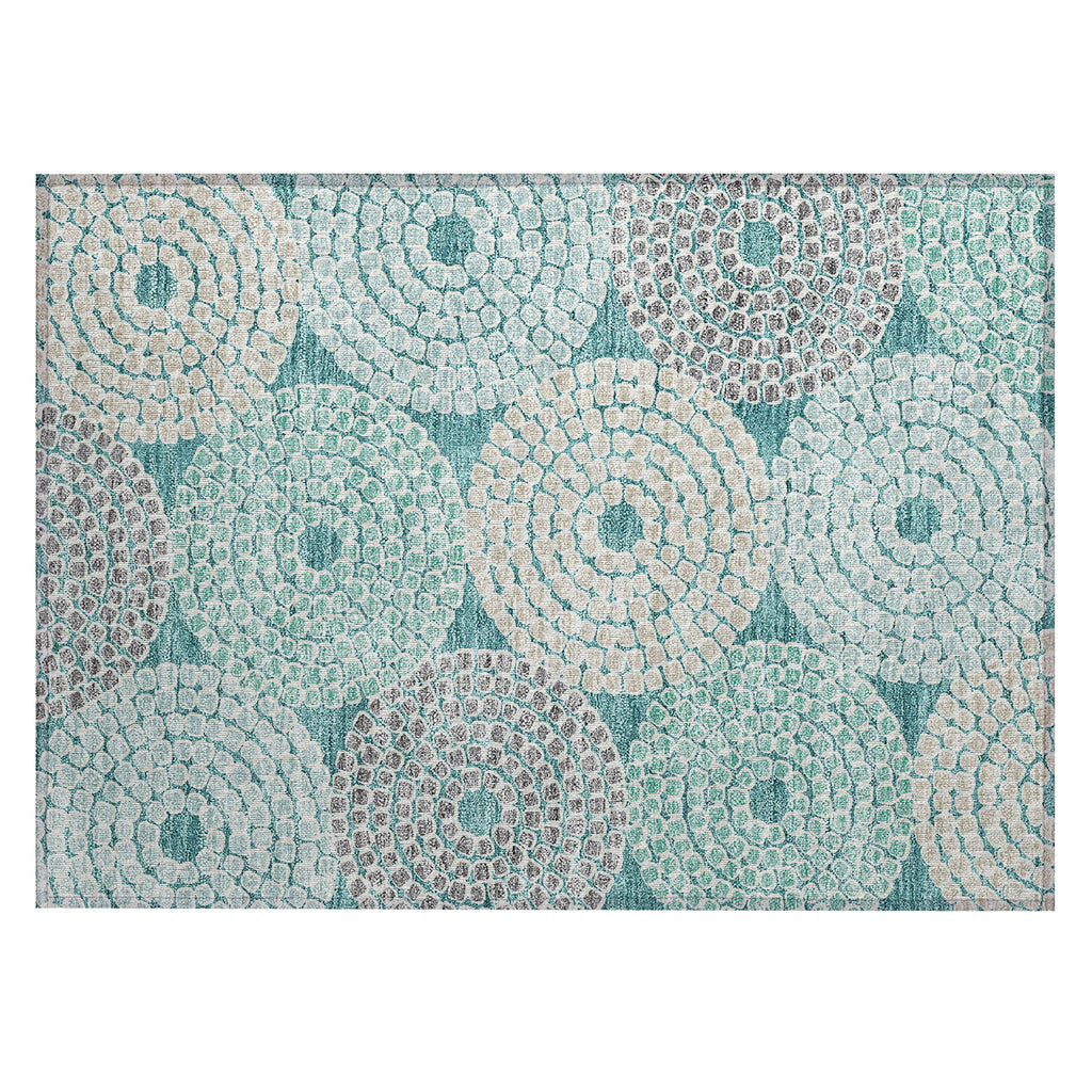addison chantille acn882 teal rug