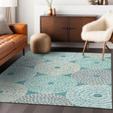 addison chantille acn882 teal rug