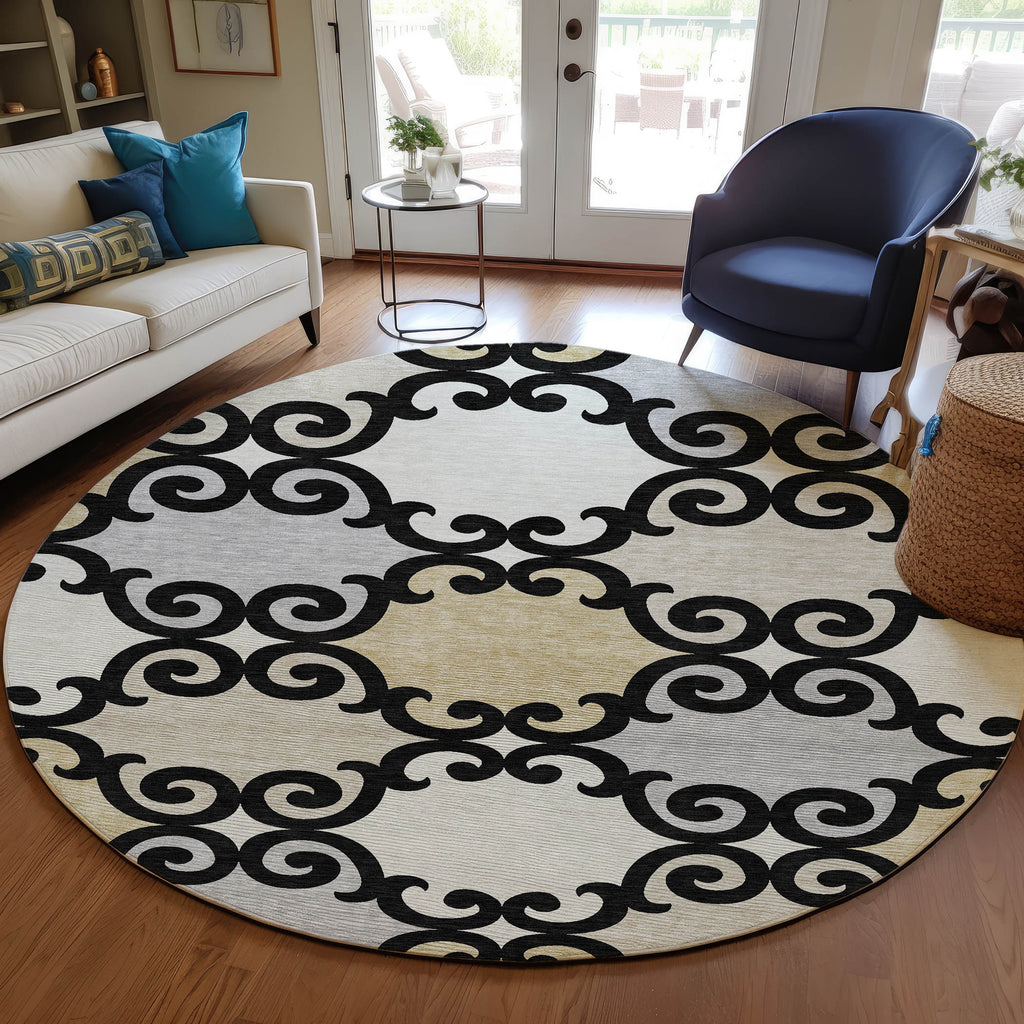 addison chantille acn883 black rug