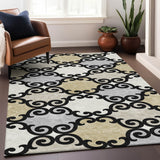 addison chantille acn883 black rug