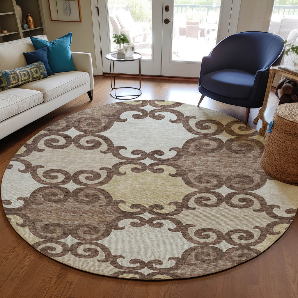 addison chantille acn883 brown rug