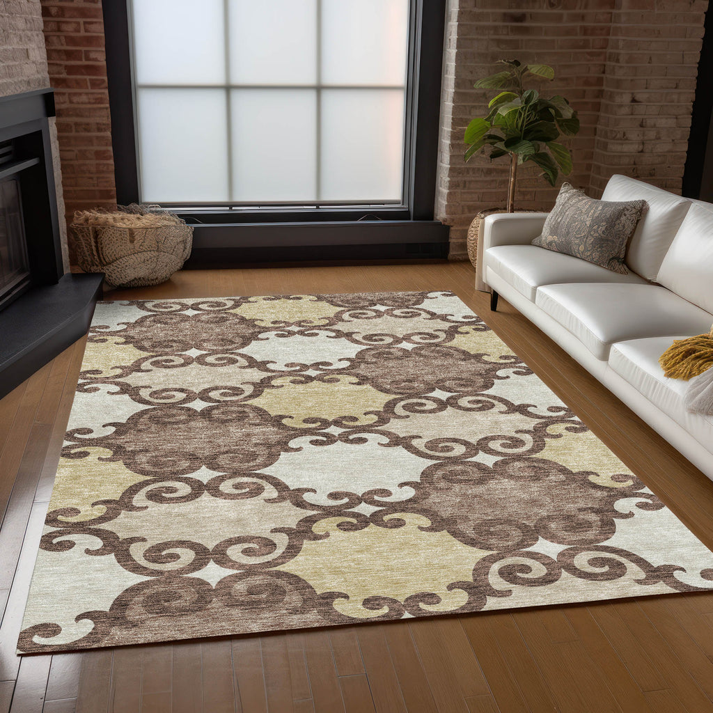 addison chantille acn883 brown rug