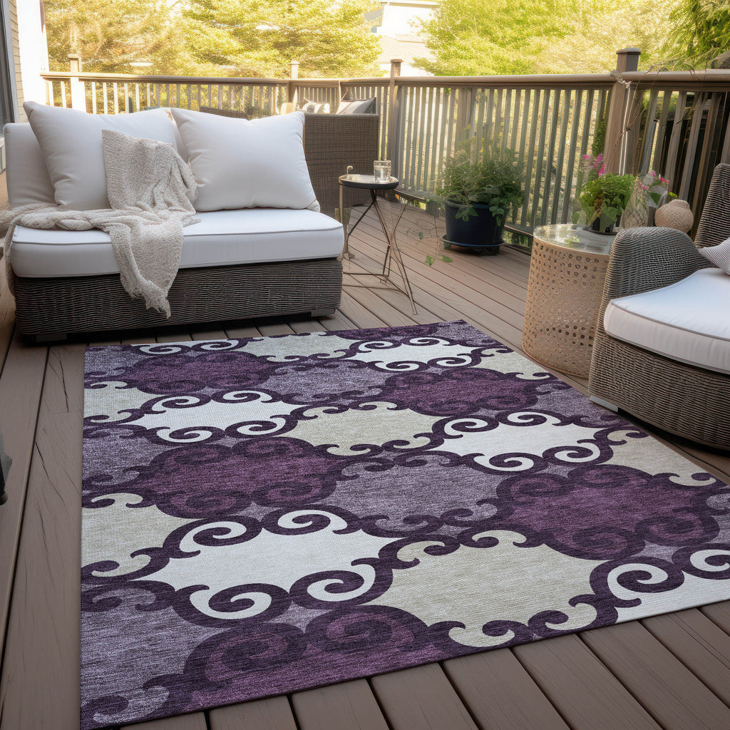 addison chantille acn883 eggplant rug