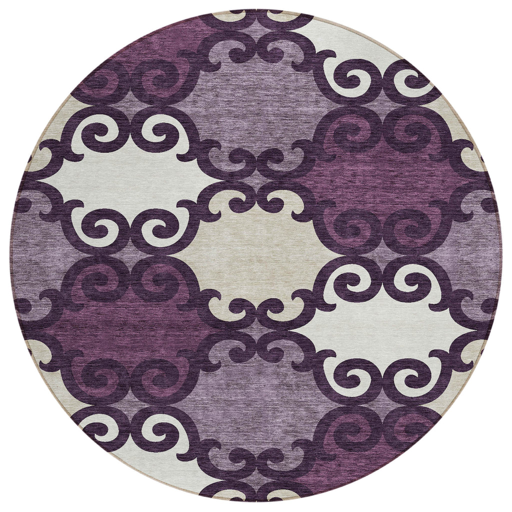 addison chantille acn883 eggplant rug