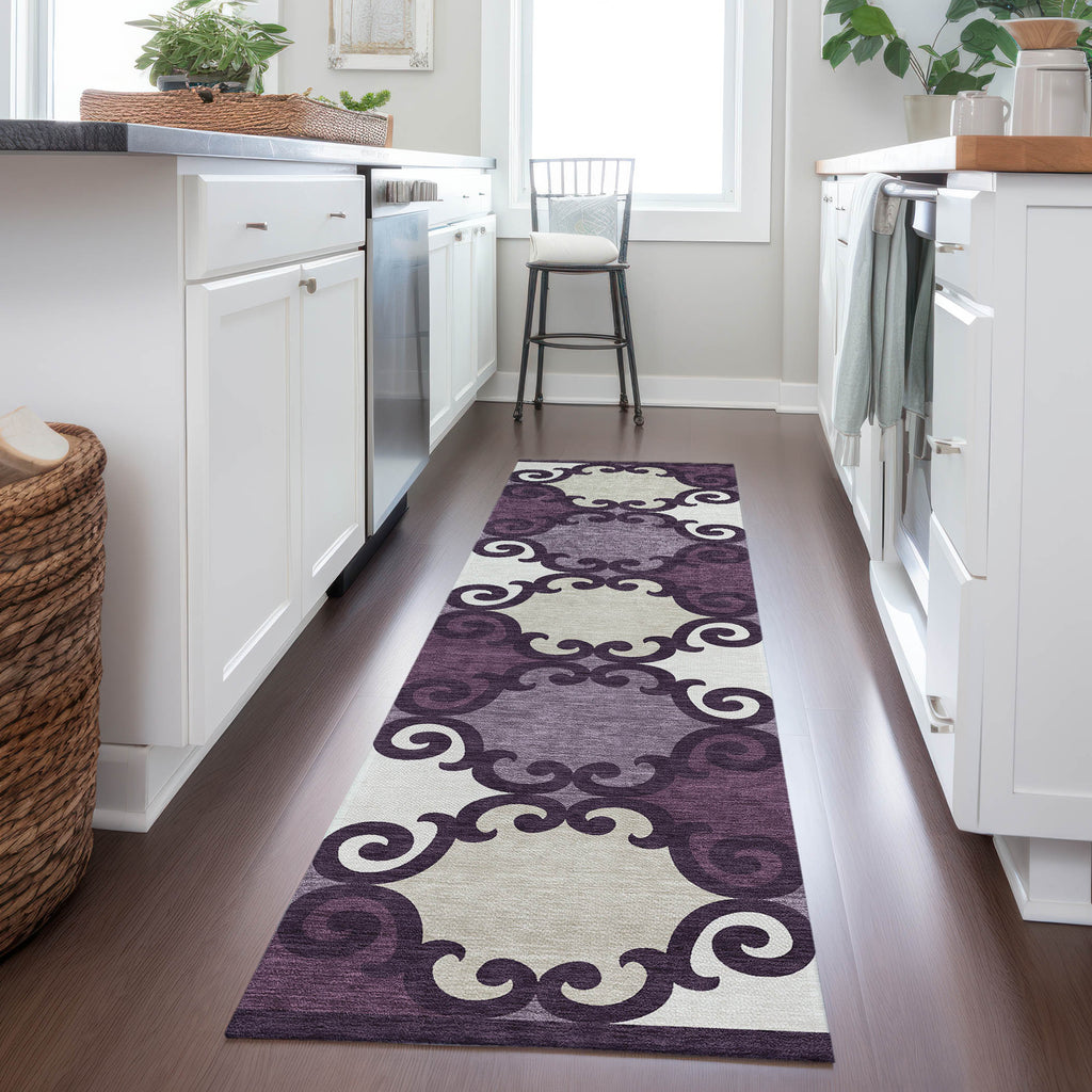 addison chantille acn883 eggplant rug