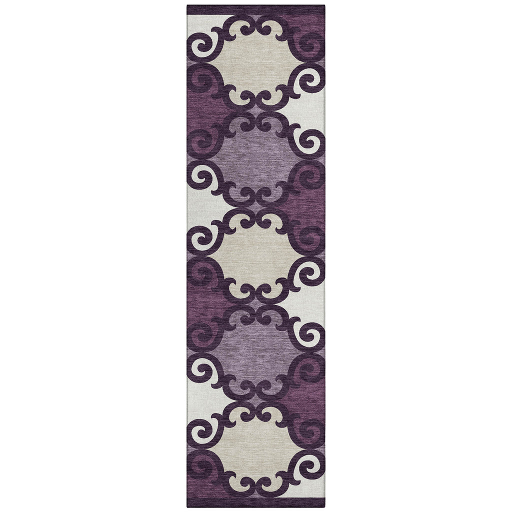 addison chantille acn883 eggplant rug
