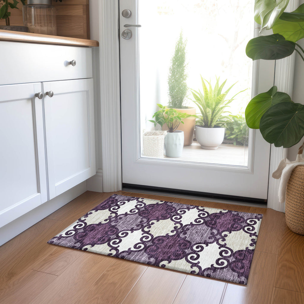 addison chantille acn883 eggplant rug